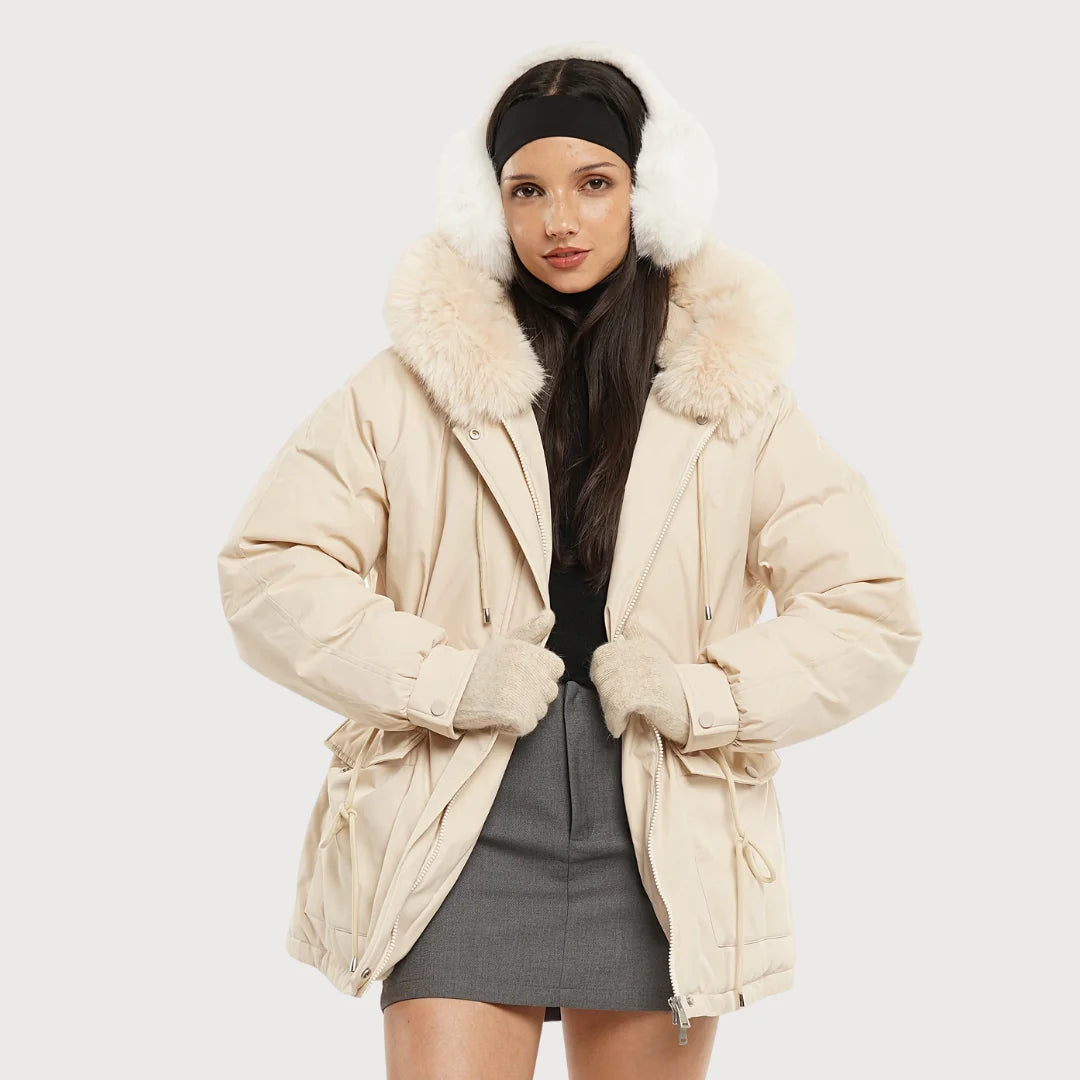 Women’s Winter Parkas Faux Fur Mid-Length