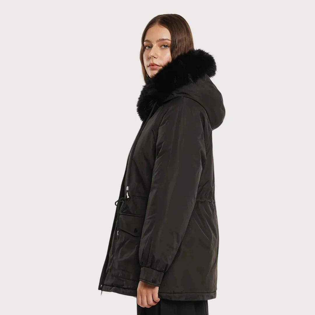Women’s Winter Parkas Faux Fur Mid-Length