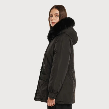 Women’s Winter Parkas Faux Fur Mid-Length