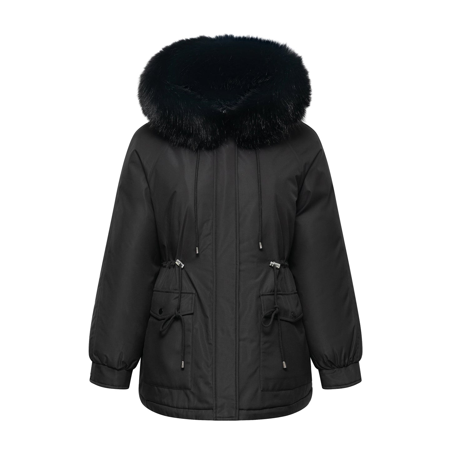 Women’s Winter Parkas Faux Fur Mid-Length
