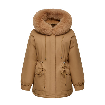 Women’s Winter Parkas Faux Fur Mid-Length