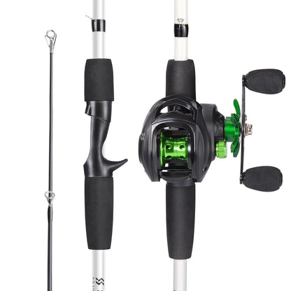 Fishing Rod Reel Combo 1.8m 4-Sections Carbon Fiber