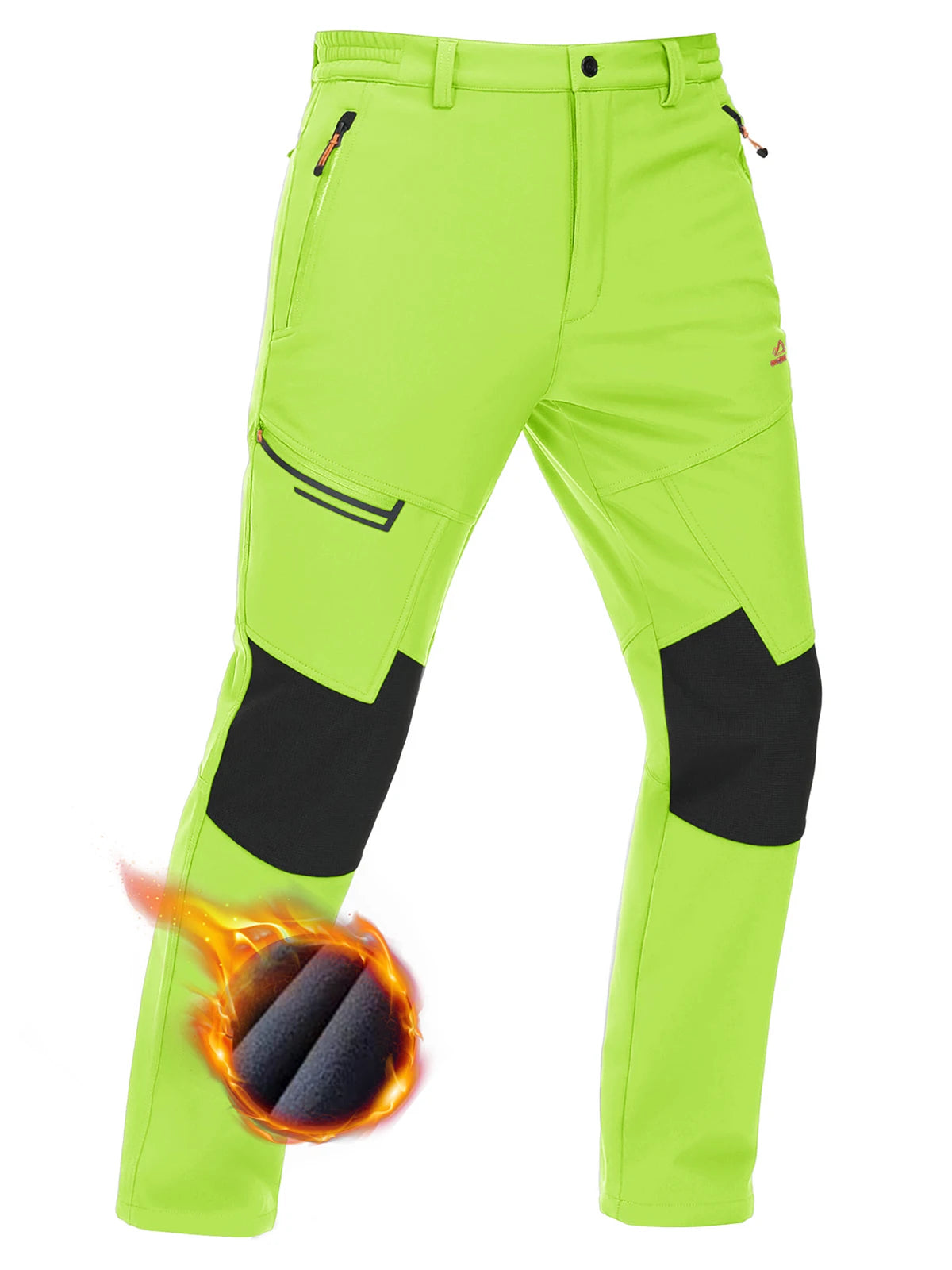 Men's Winter Thicken Fleece  Hiking Pants