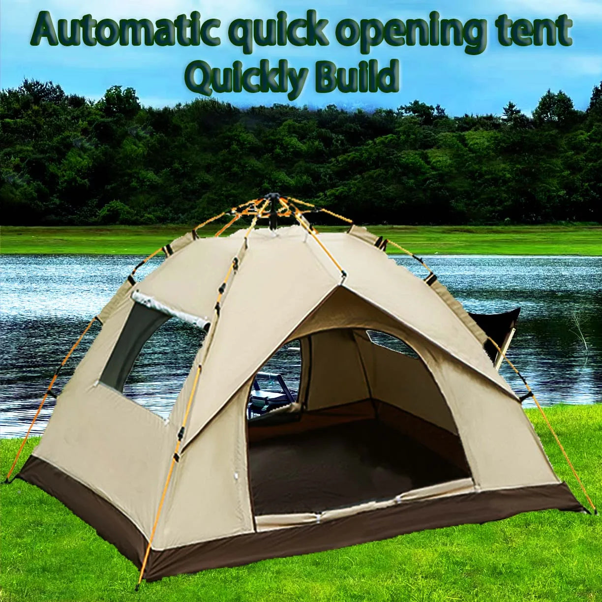 Outdoor shelter Sunshade Self-driving Travel Camping Tent
