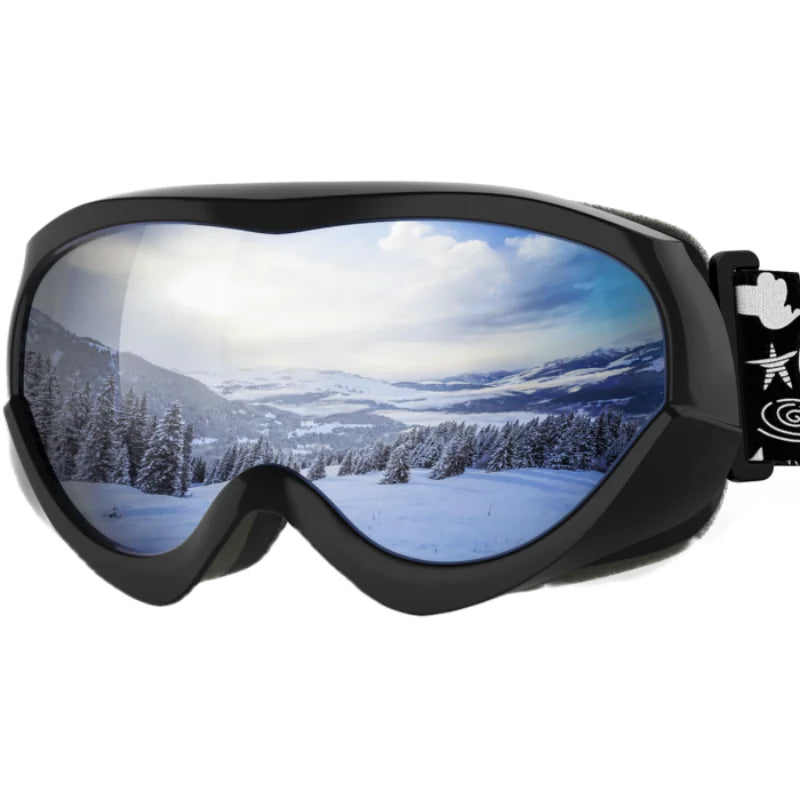 OutdoorMaster Kids Ski Goggles - Helmet Compatible Snow Goggles for Boys & Girls with 100% UV Protection