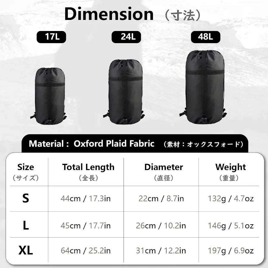 Compression Sack Nylon Ultralight Sleeping Bag