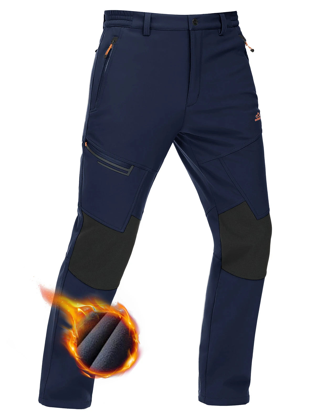 Men's Winter Thicken Fleece  Hiking Pants