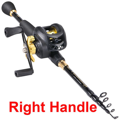 1.8-2.4m Casting Fishing Combo Telescopic Fishing Rod