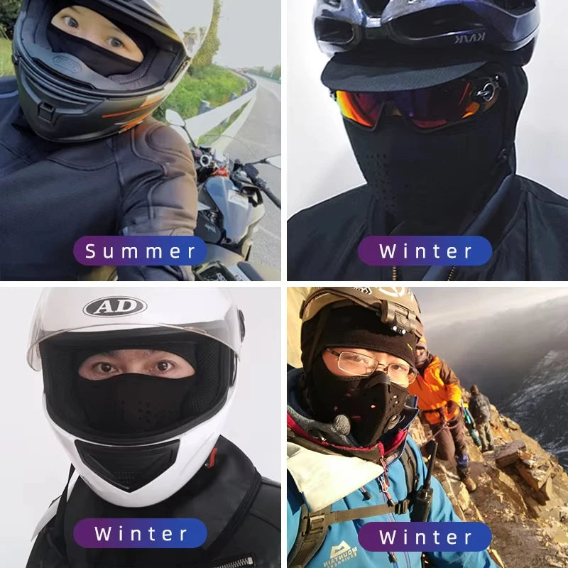 ROCKBROS Bicycle Face Mask Winter Scarf Keep Warm Motorbike Balaclava Fishing Skiing Outdoor Cycling Scarf Motorcycle Scarf Bike