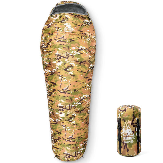 OneTigris Military Camo Mummy Sleeping Bag