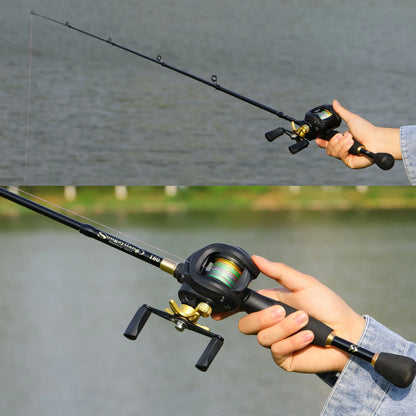 1.8-2.4m Casting Fishing Combo Telescopic Fishing Rod